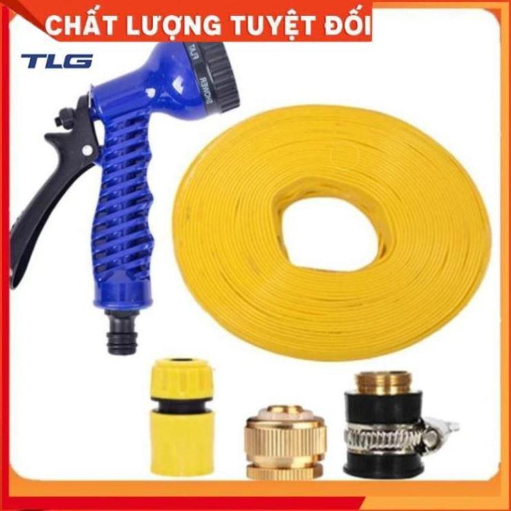 Bộ dây và vòi xịt tăng áp lực nước,rửa xe, tưới cây 15m  206843