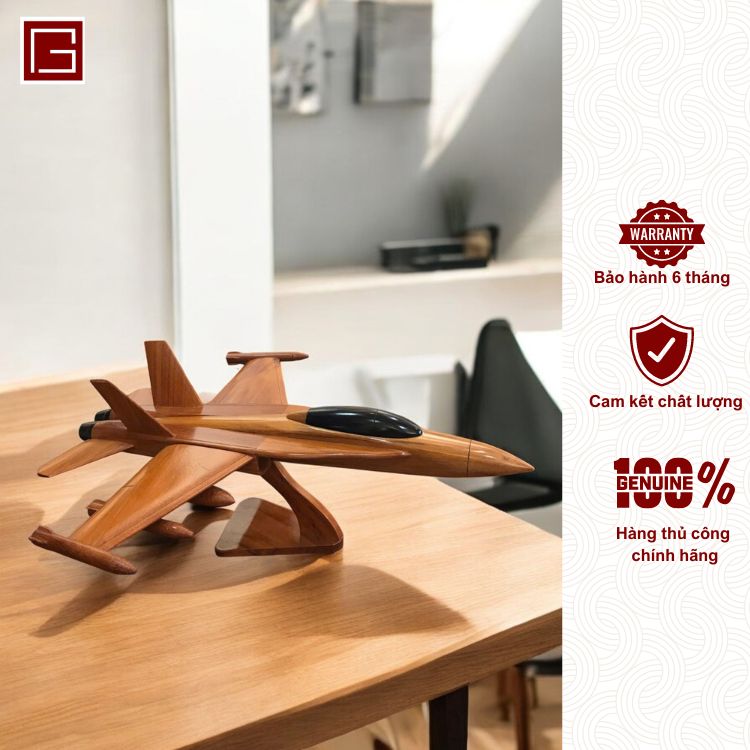 Mô hình máy bay trang trí, mô hình gỗ cao cấp, máy bay gỗ hàng chính hãng, decor phòng học, phòng làm việc