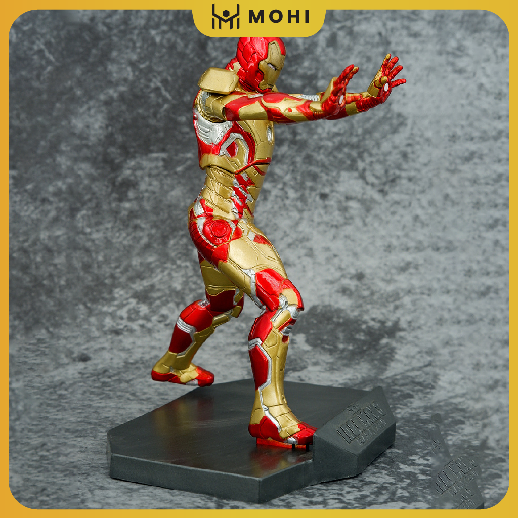 - Mô Hình Marvel Ironman MK42 siêu chất, cao 19cm - Figure Ironman - Hộp đẹp