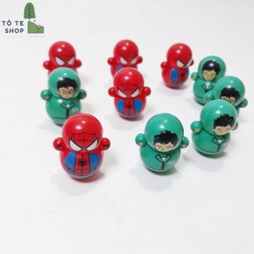 Đồ chơi cho bé lật đật mini lật đật người nhện cho bé siêu dễ thương