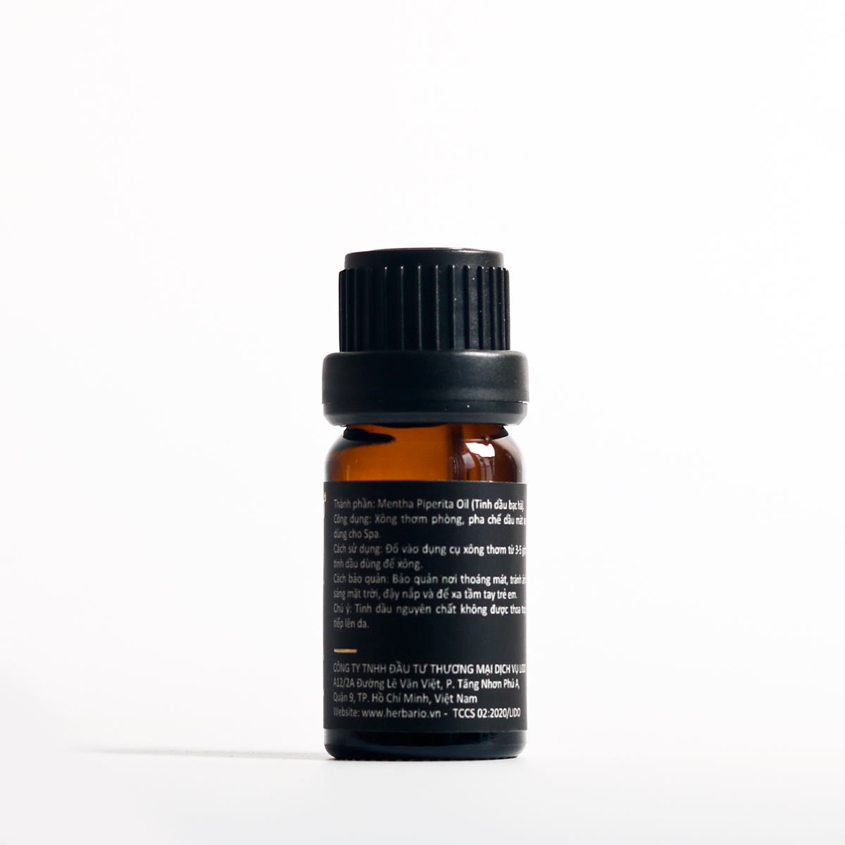 Tinh dầu bạc hà nguyên chất Herbario 10ml (Peppermint essential Oil)