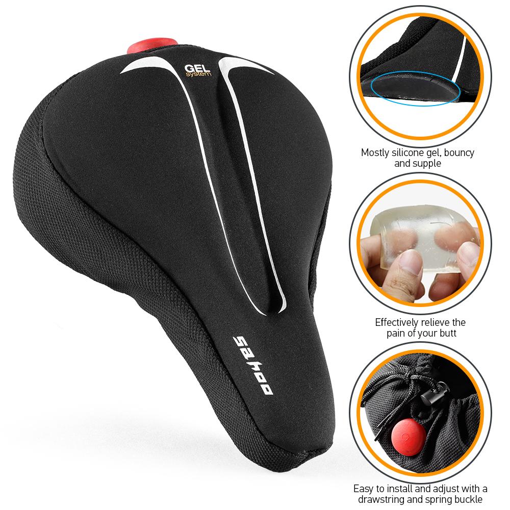 Đệm yên xe đạp có đèn hậu