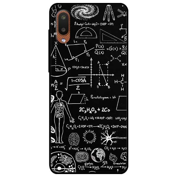 Ốp lưng dành cho Samsung Galaxy A02 mẫu Bảng Công Thức