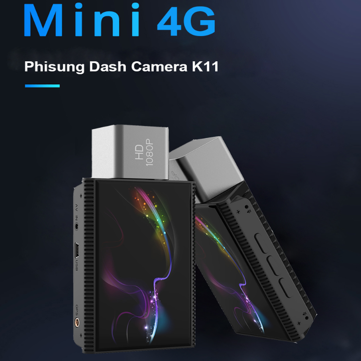 Camera hành trình thương hiệu cao cấp Phisung K11 - Android 4G, Wifi, 3 inch - Hàng Chính Hãng