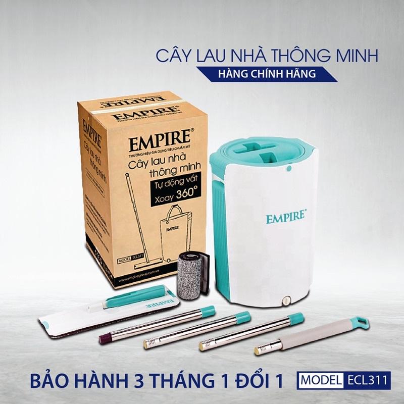 Bộ cây lau nhà xoay 360 độ thông minh tự vắt EMPIRE - ECL311 Bộ lau nhà tách nước bẩn thông minh