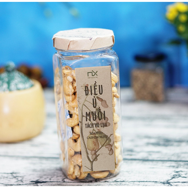 Hạt Điều Tách Vỏ Lụa 250g / Roasted Cashew Nuts – Skinless 250g