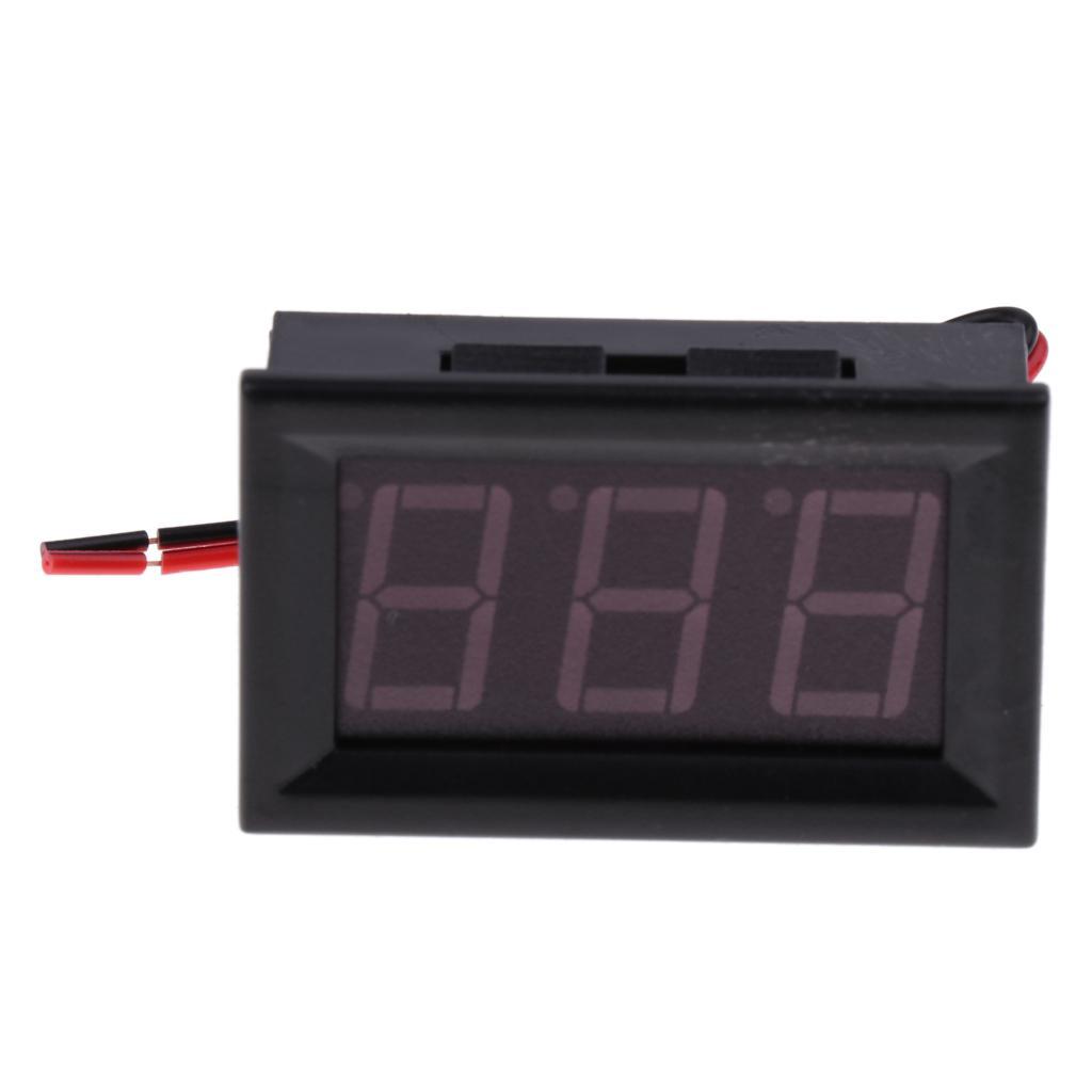 3Pcs DC 4.5V To 30V Voltage Meter LED Digital Panel Display Voltmeter
