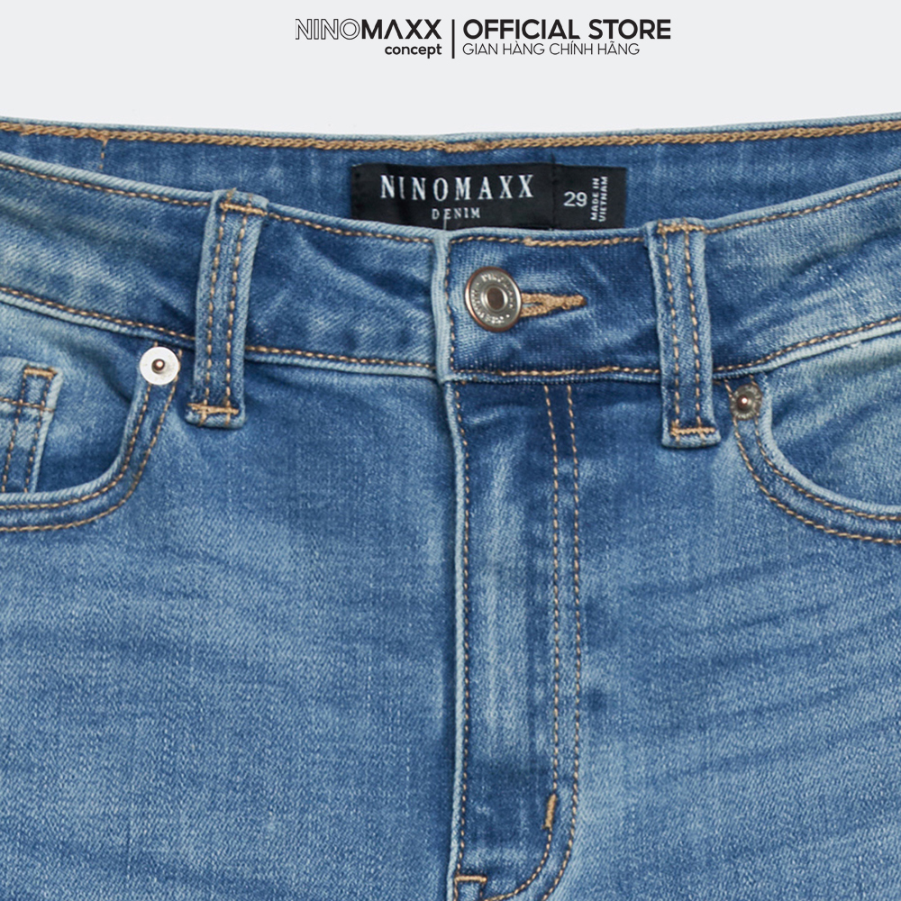 NINOMAXX Quần jean nữ thời trang form Straight fit 2207002