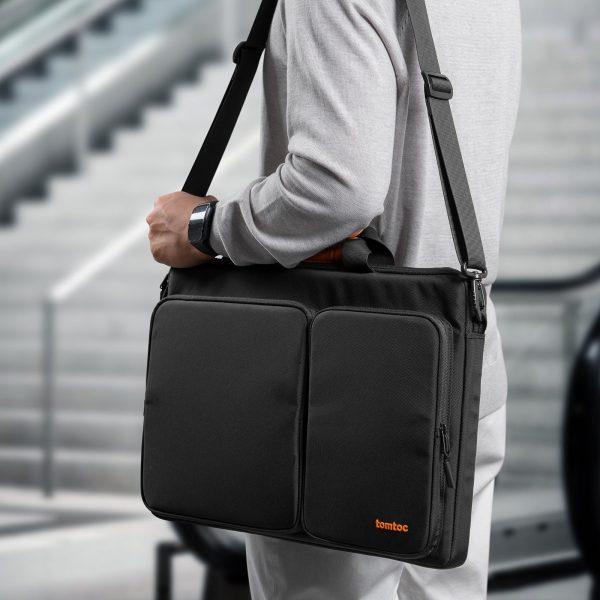 Túi đeo Tomtoc (USA) Briefcase for Laptop 17 inch Black – A42G1D1 - Hàng chính hãng
