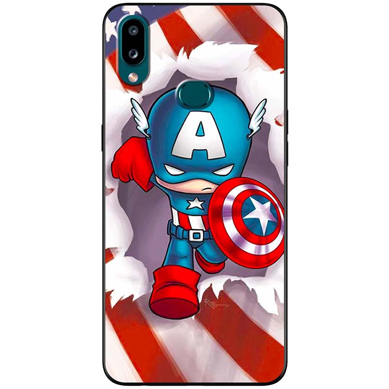 Ốp lưng dành cho Samsung Galaxy A10S mẫu Anh hùng chibi