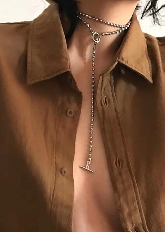 Dây chuyền vòng đeo cổ unisex chuỗi hạt OT