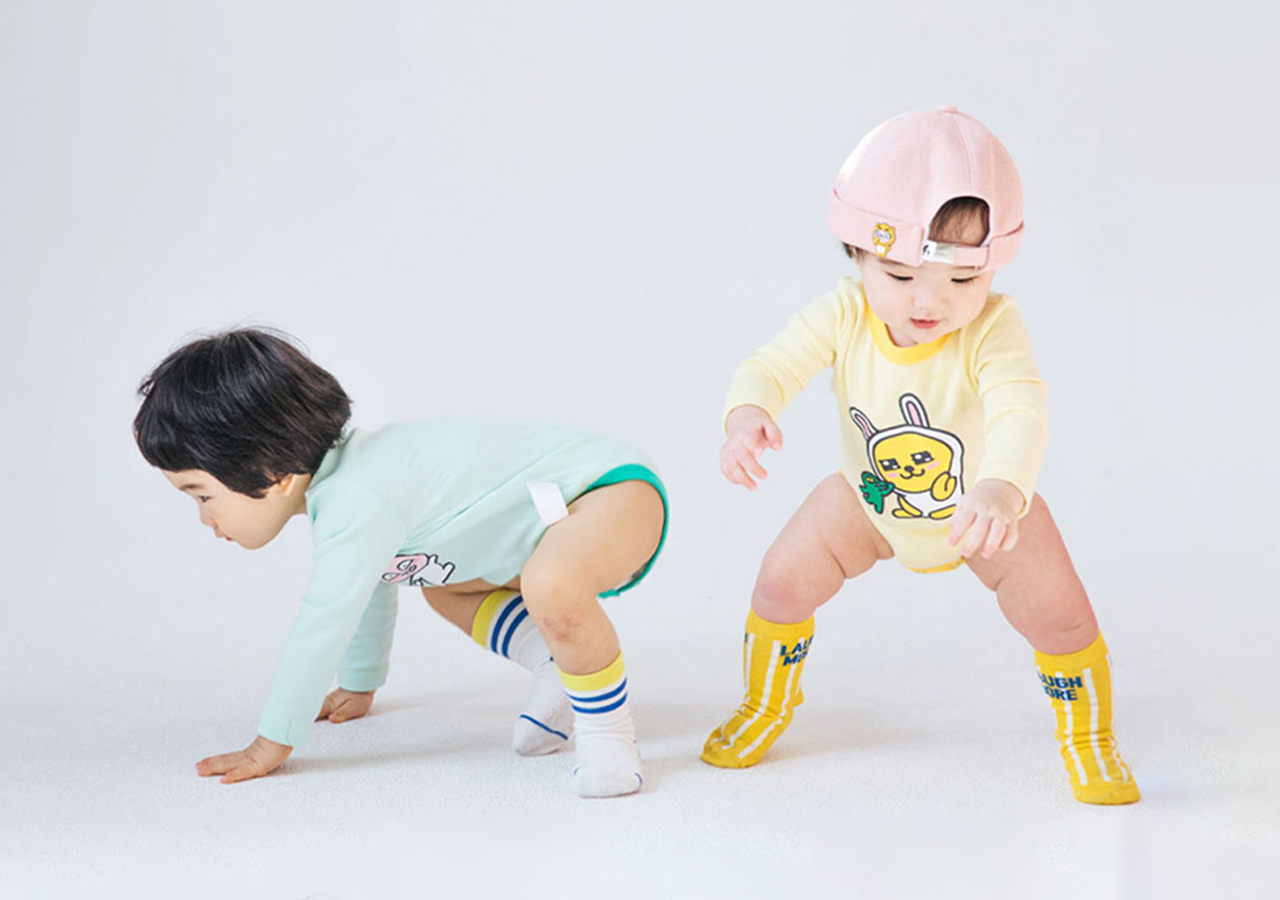 Bộ Bodysuit Baby Tube &amp; Apeach Kakao Friends Chính Hãng