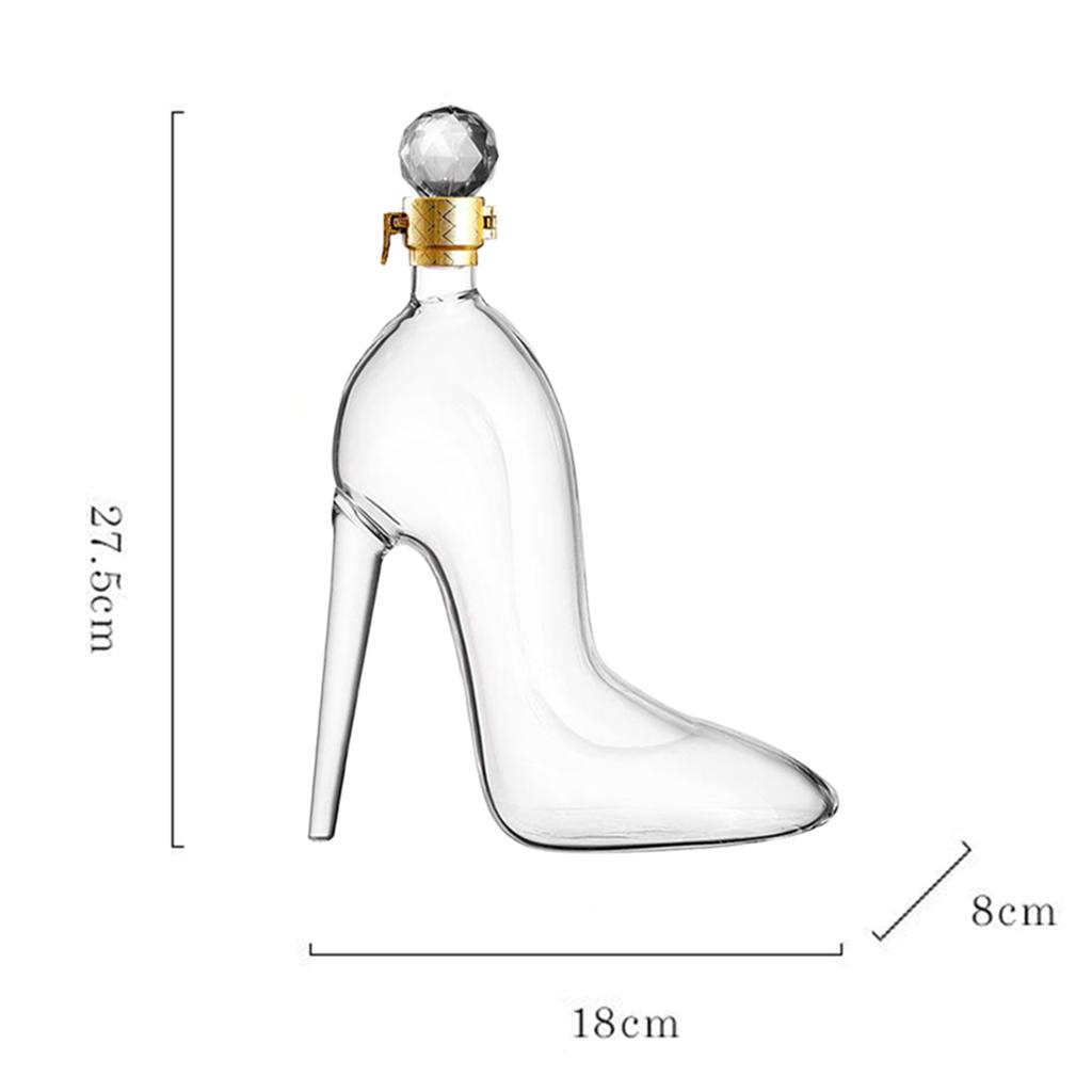 Unique High Heeled Shoe Shape  Decanter for Liquor. 350 ML. Present.