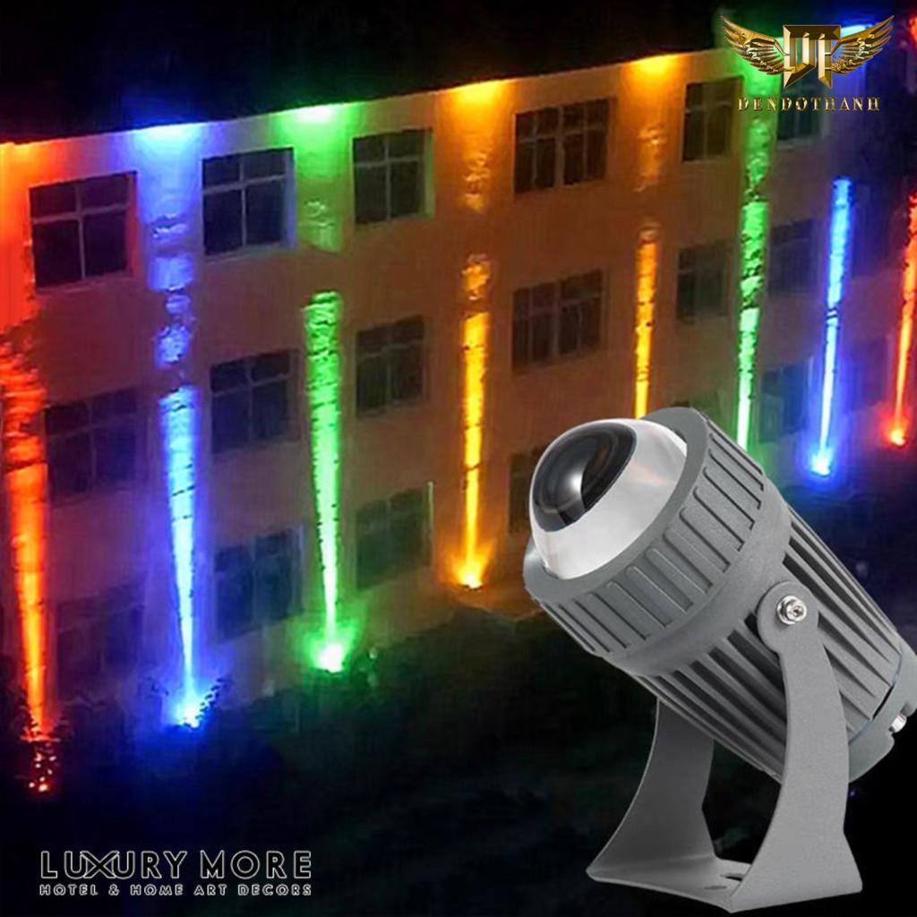 Đèn sân vườn, Đèn rọi cột thấu kính RSV23 DT LIGHT rọi chuột tầm xa có nhiều màu lựa chọn, sản xuất màu theo yêu cầu