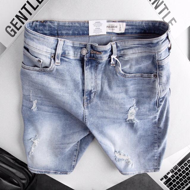 Quần Short Jean Cao Cấp Cá Tính