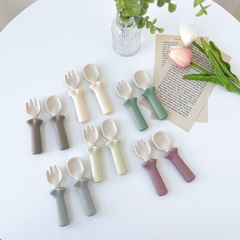 Set thìa dĩa ăn dặm Bluemama