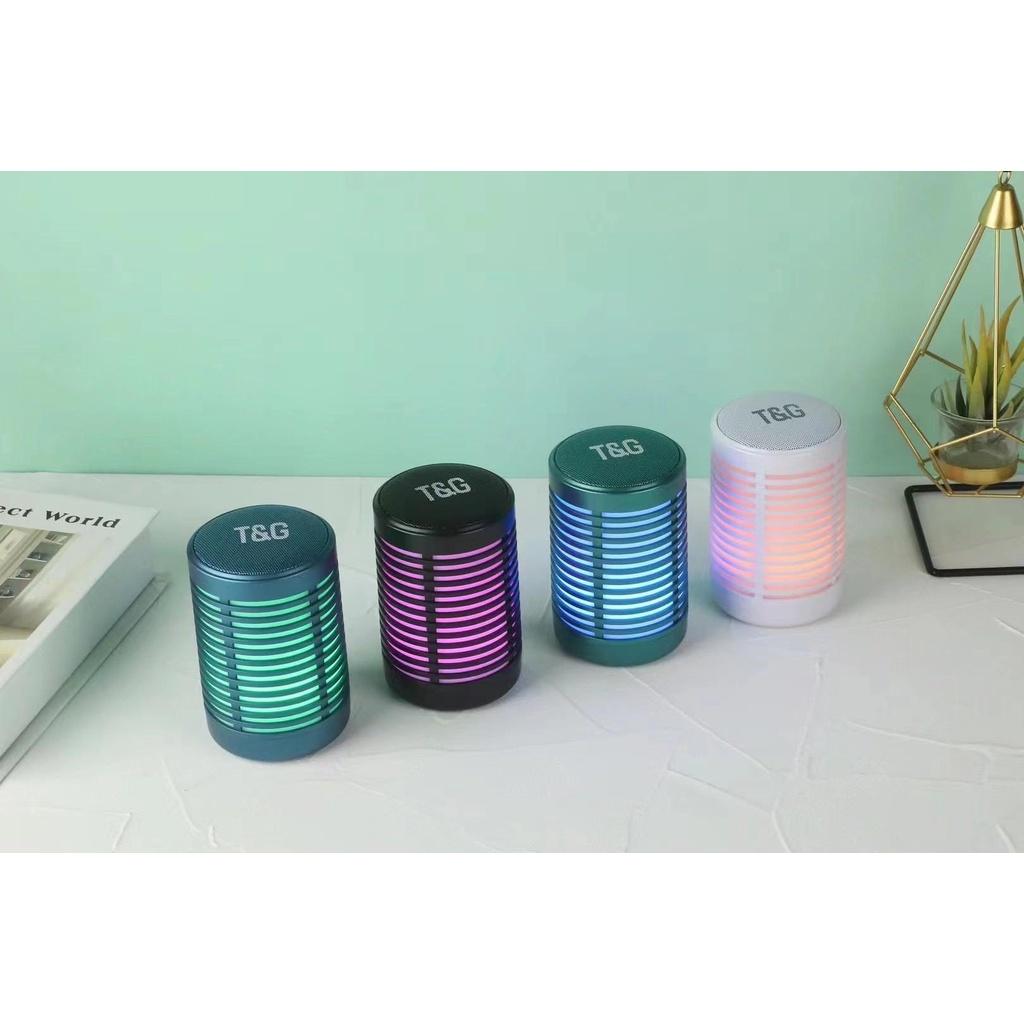 Loa bluetooth TG371 có LED RGB , âm thanh hay, bass mạnh mẽ, pin lâu, không thấm nước
