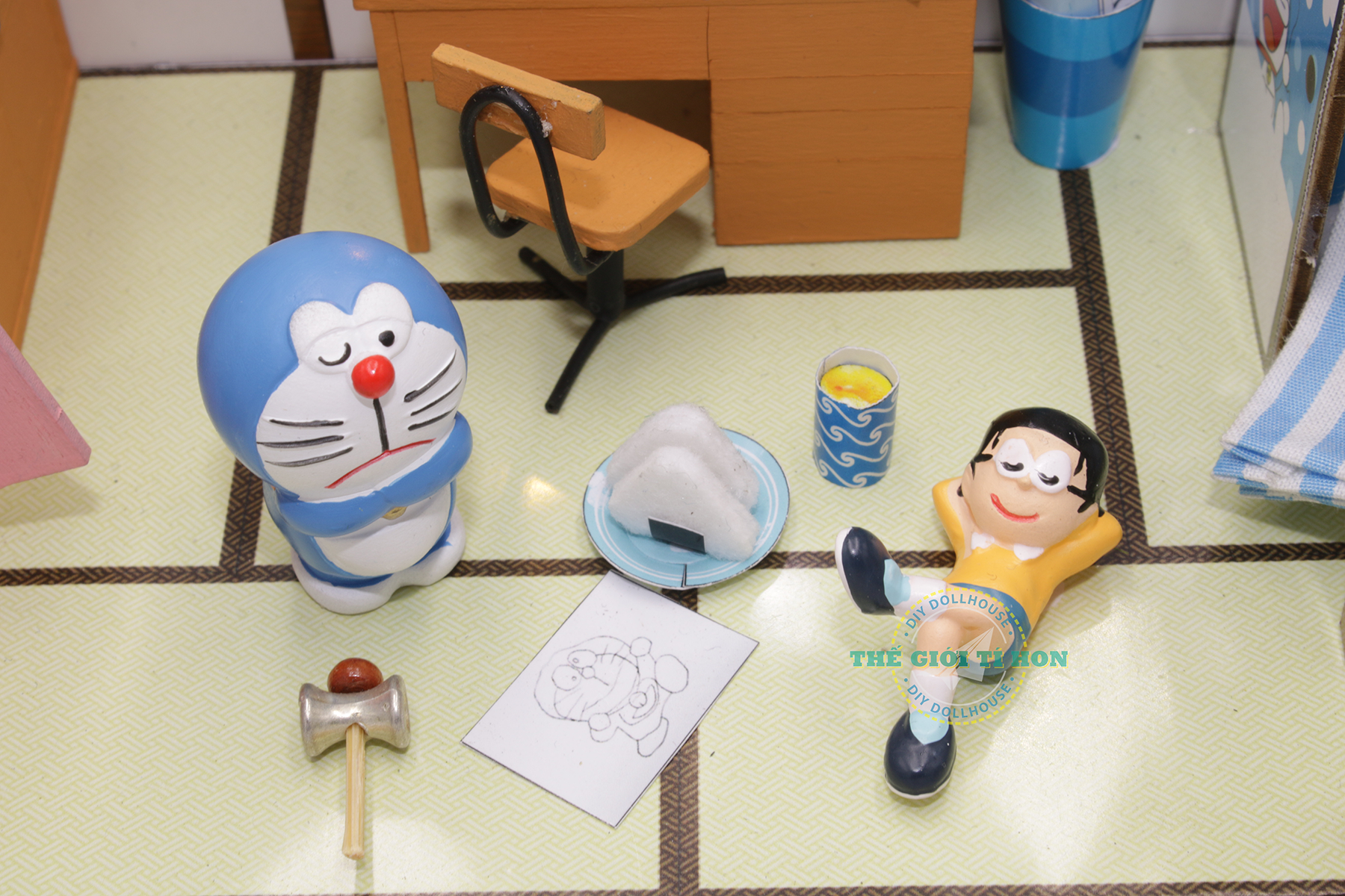 MÔ HÌNH DORAEMON - PHÒNG NGỦ NO-BI-TA - PR05