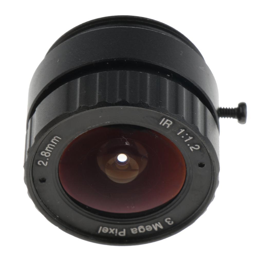 1/3' 2.8mm 2 CS Mount IR Fixed Iris Lens for Security Cameras