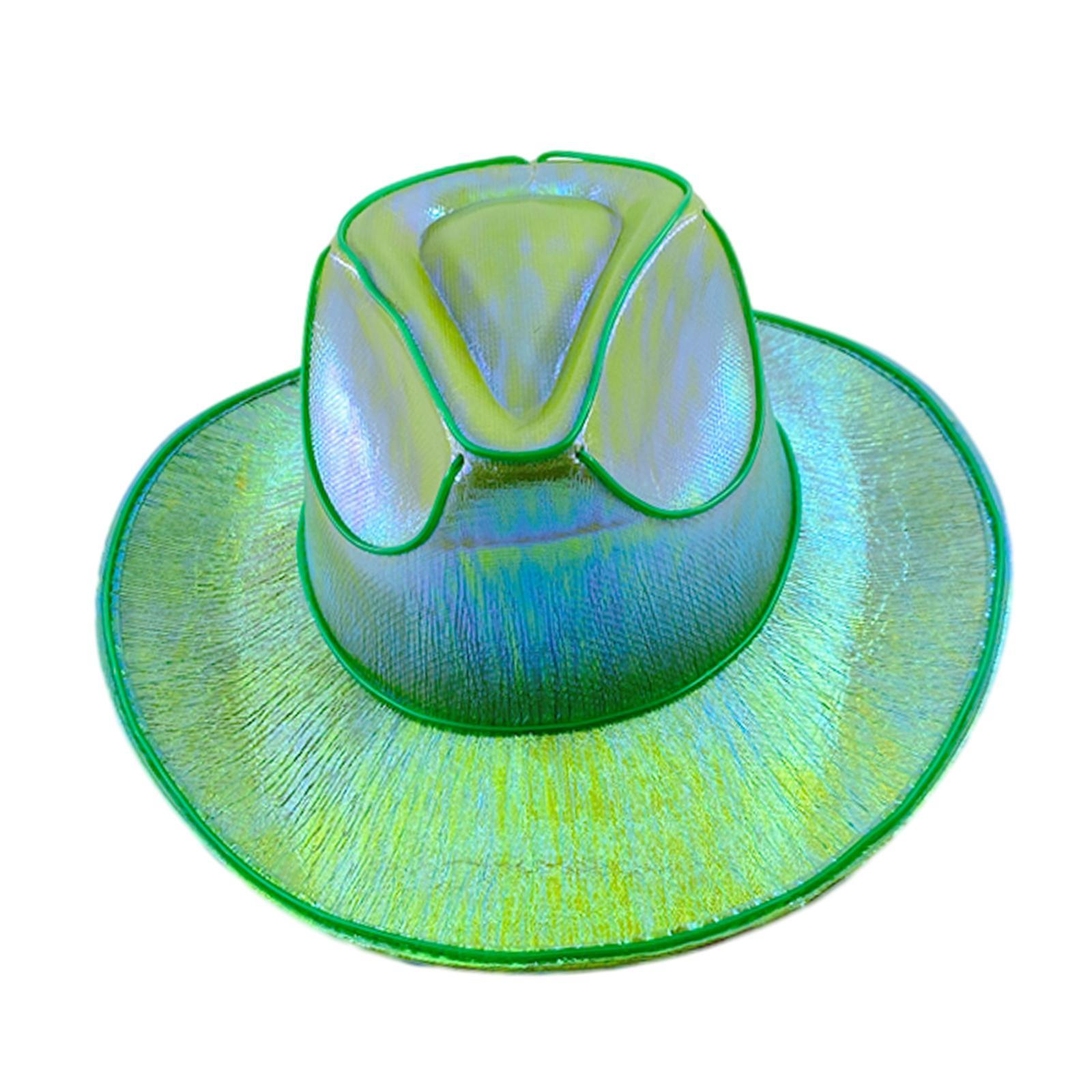 Cowgirl Hat LED Cowboy Hat Hat Fancy Dress Western Cowboy Hat Light up Cowboy Hat for Halloween Bridesmaid Bridal Holiday