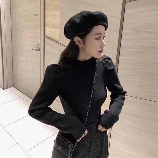 Áo len tay bồng dài tay nhiều màusiêu đẹp