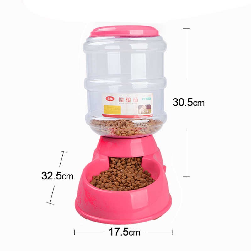 Bát Ăn Và Bình Nước Tự Động Cho Chó Mèo Dung Tích 3,5L - Halo