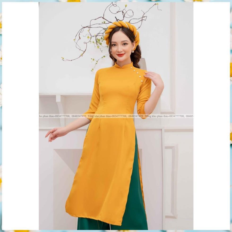 Áo dài cách tân lụa tây thi cao cấp nhiều màu đủ size