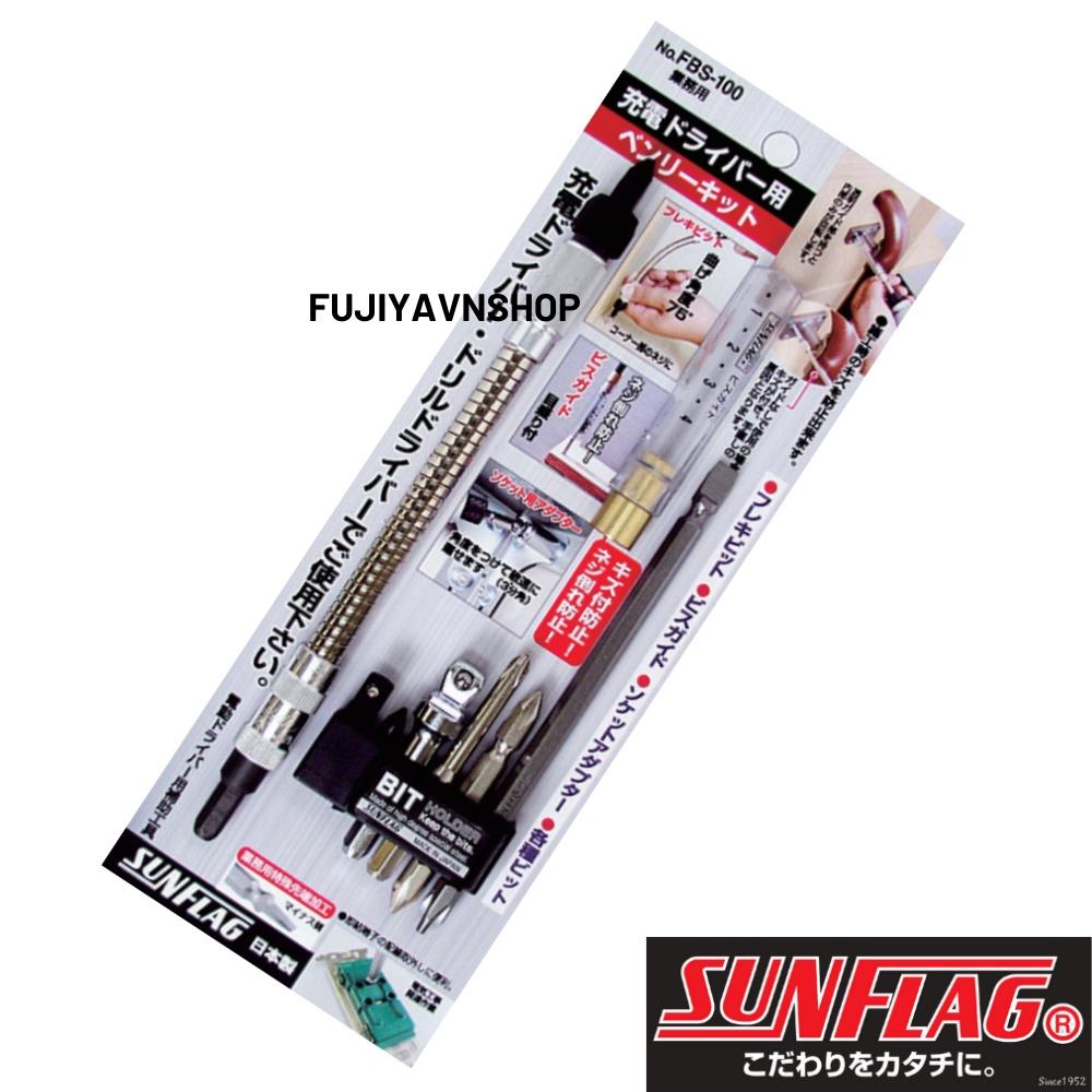 Bộ đầu vặn vít Sunflag FBS-100 9 chi tiết