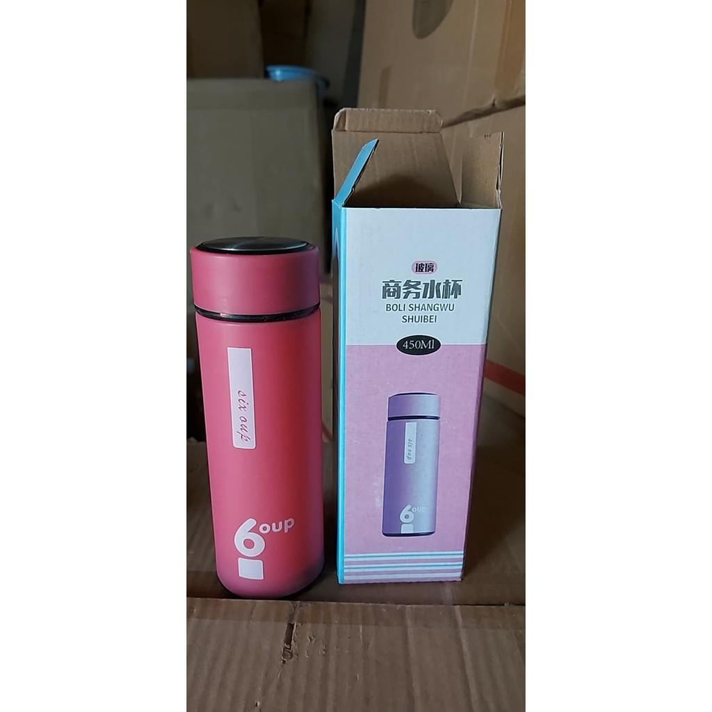 Bình nước thủy tinh 2 lớp giữ nhiệt chống nóng dung tích 450ml DrbStore