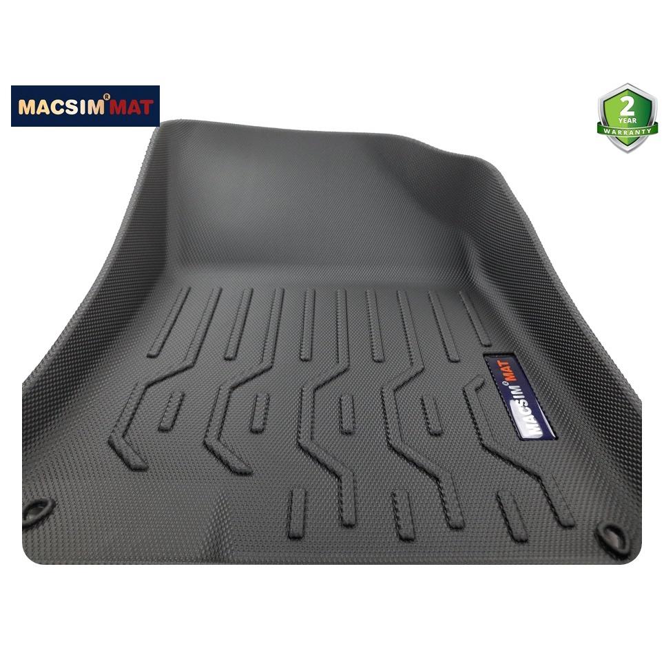 Thảm lót sàn xe ô tô KIA sportage 2018 - nay chất liệu TPV thương hiệu Macsim màu đen