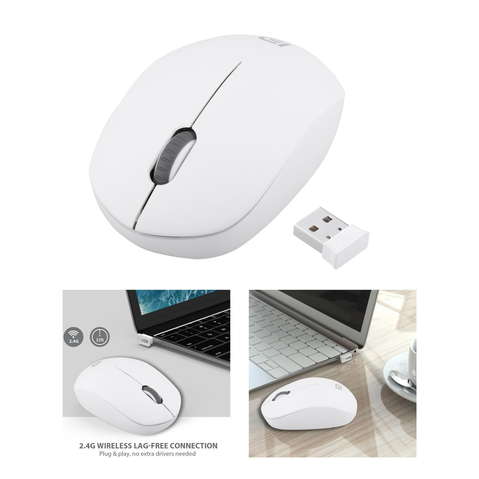 2.4G Wireless Mouse Mice with USB Receiver for PC Computer Tablet Laptop Portable & Compact Size