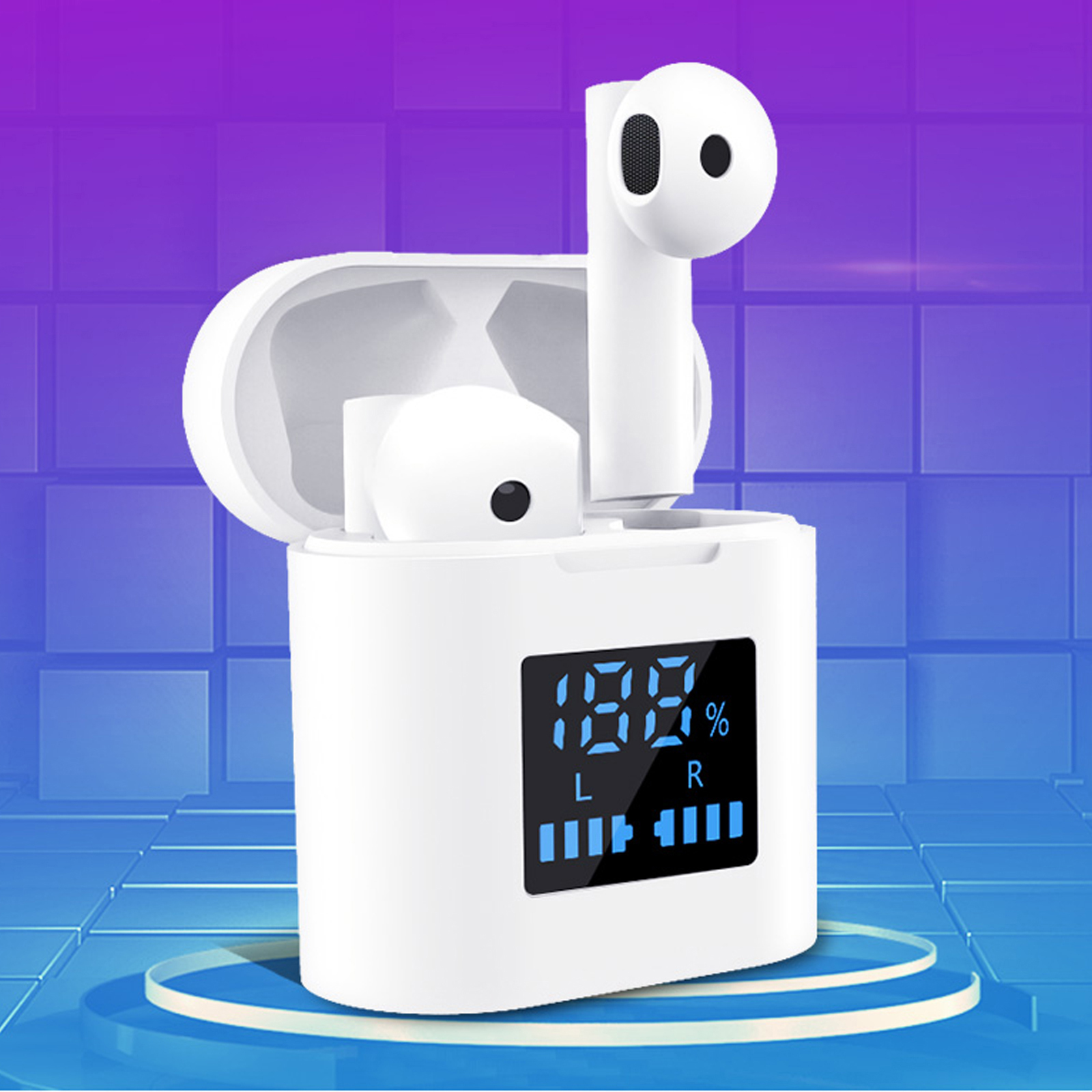 Tai Nghe Thể Thao Không Dây BT Mic Màn Hình LED