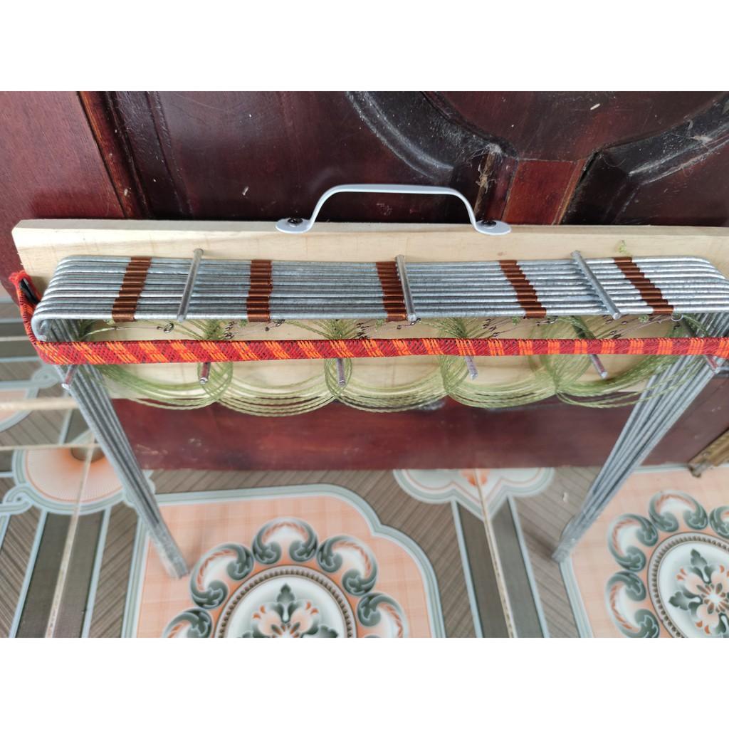 Thòng khung bẫy chồn, quốc, bịp, đa đa, gà đồng tặng 5 sợi sơ cua, cước nhật màu xanh.