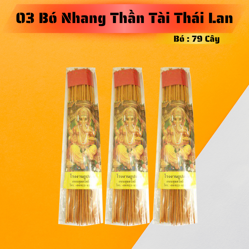 Combo 3 Bó Nhang Thần Thài Thái Lan ( Bó 79 Cây )