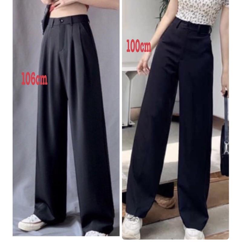 Quần tây ống rộng bigsize cạp cao 60-95kg