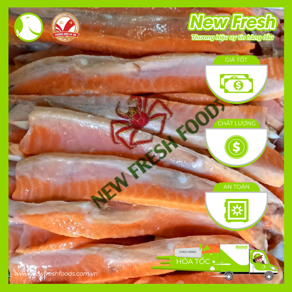 Lườn Cá Hồi Nauy Khay 1kg