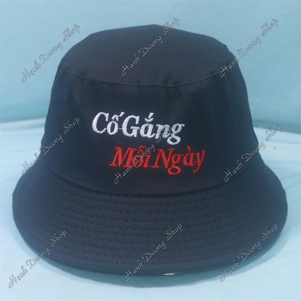 Set Nón Cặp Bucket &amp; Cap Cố Gắng Mỗi Ngày (CGM01);(KMG01) - Combo Cố Gắng Mỗi Ngày
