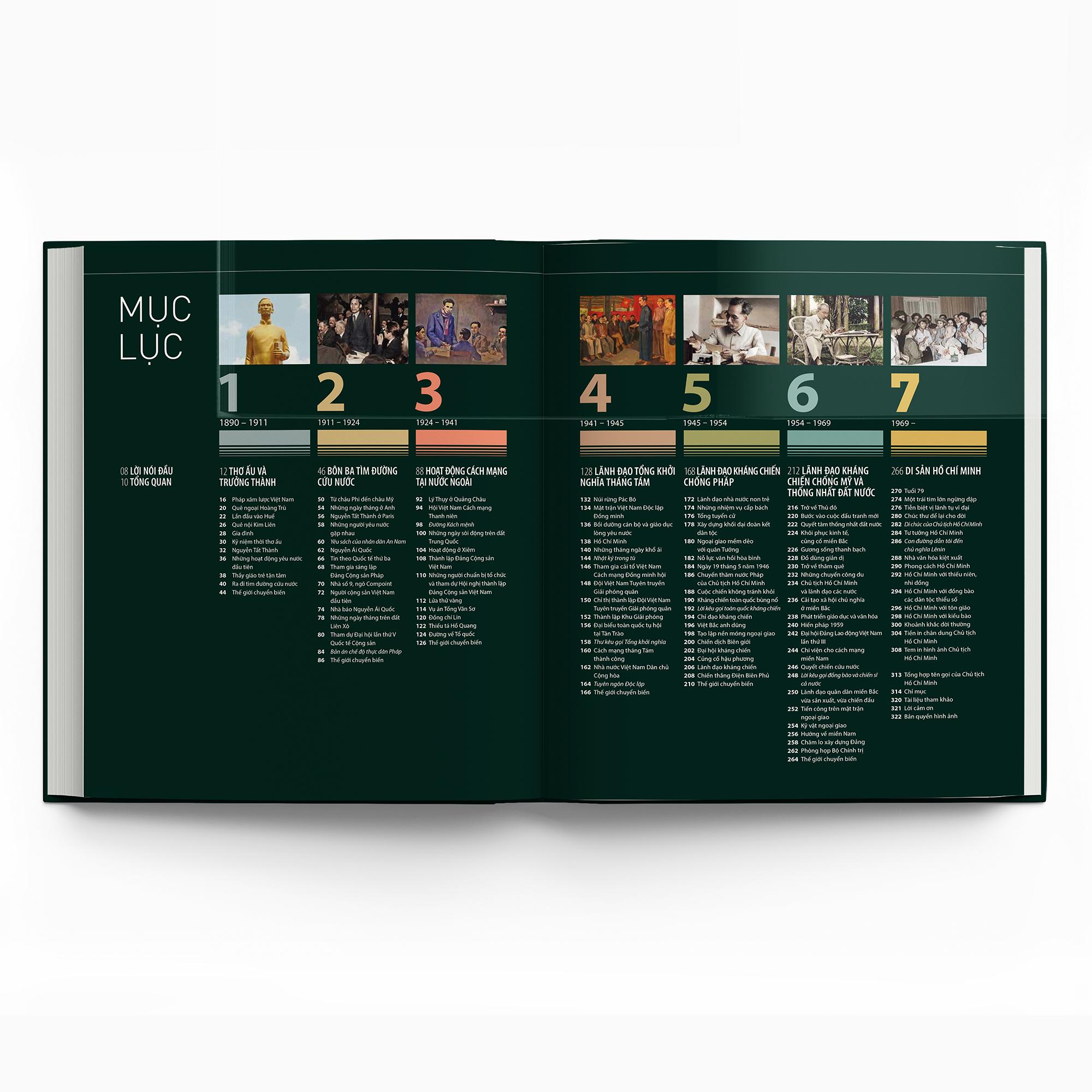 Sách - Hồ Chí Minh - Tiểu Sử Bằng Hình - Bìa Cứng