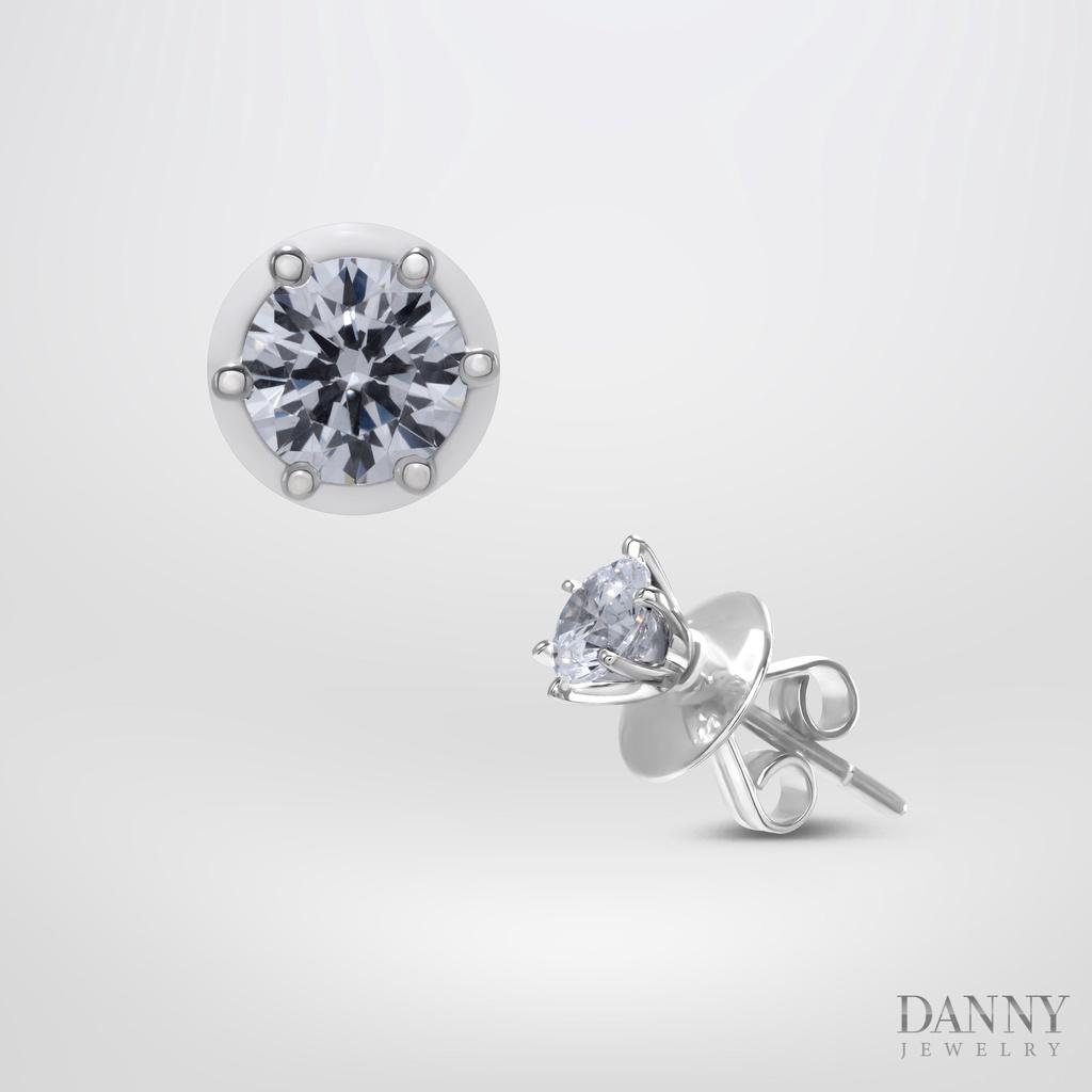 Bông Tai Danny Jewelry Bạc 925 Đính Đá CZ BT0046