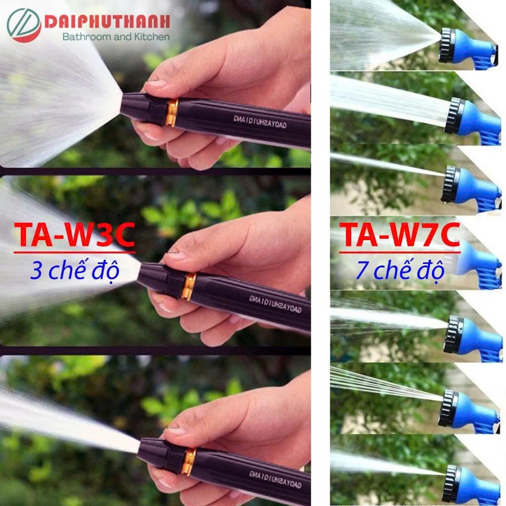 Đầu Vòi Xịt Tăng Áp Đa Năng Nhiều Chế Độ - Xịt rửa xe, tưới cây, vệ sinh nhà cửa