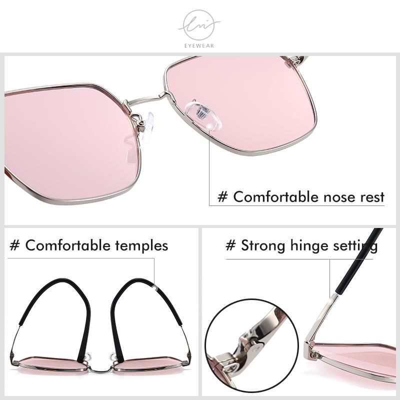 LM 2021 Kim Loại Cổ Điển Photochromic Kính Mát Nam Nữ Phân Cực Tắc Kè Hoa Mắt Kính Nam Thay Đổi Màu Sắc Kính Chống Nắng UV400 Oculos
