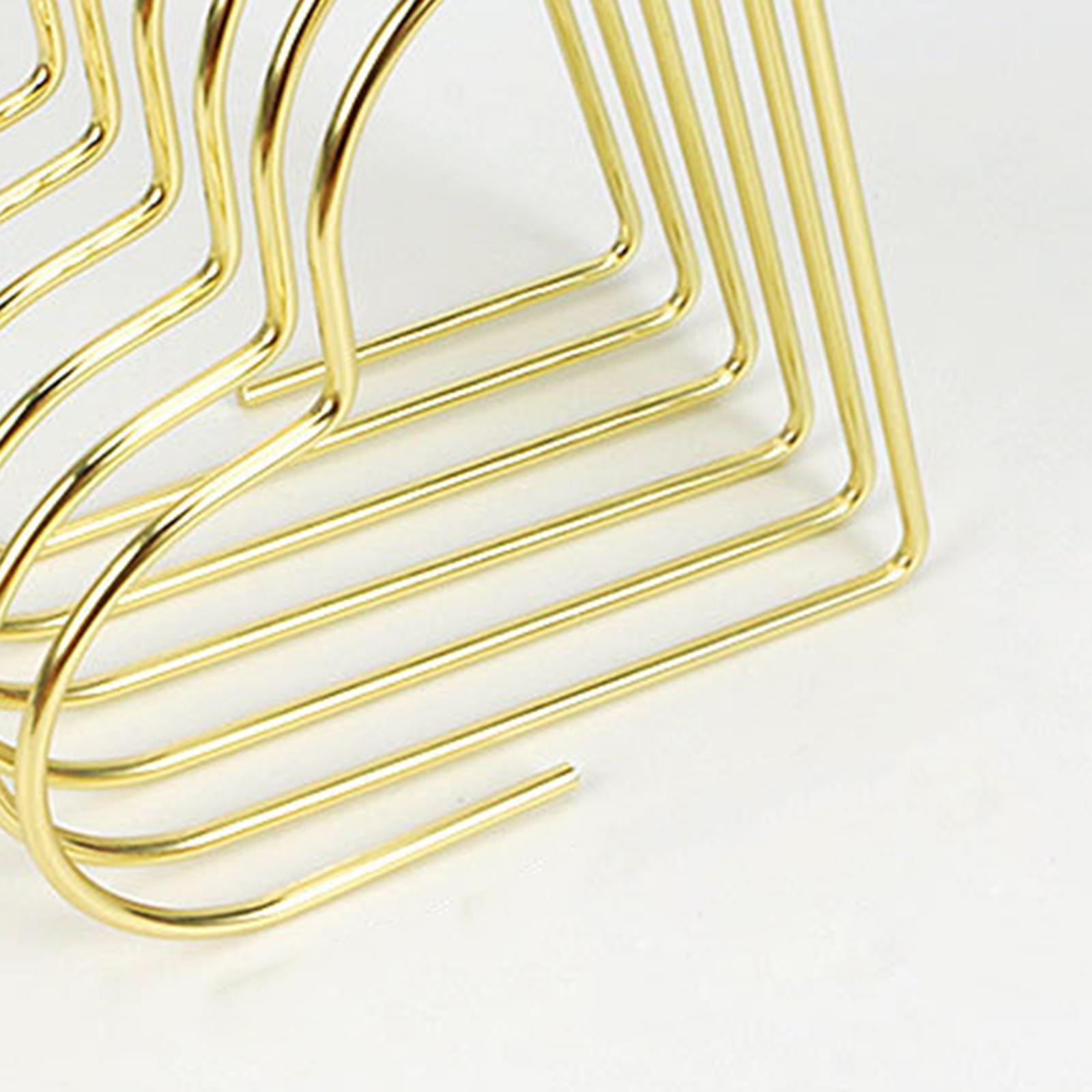 Office Iron Bookends Book Ends Supports Magazine Holder