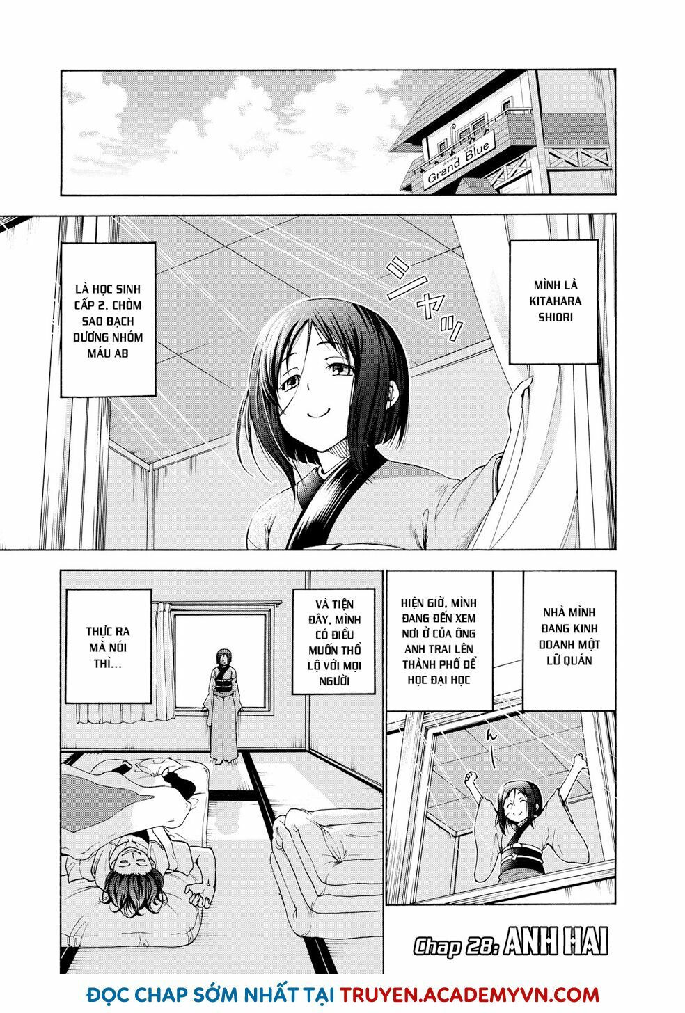 cô gái thích lặn - grand blue chapter 28 1