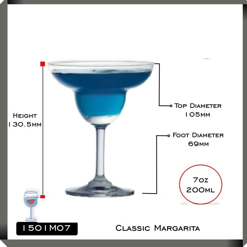 Bộ 6 Ly cocktail Dung Tích 200ML Hàng Cao Cấp