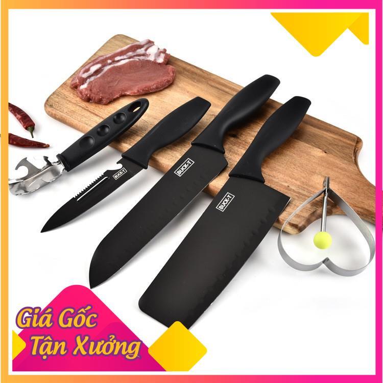 Bộ Dao Nhà Bếp 5 Món Buck-T Đa Năng