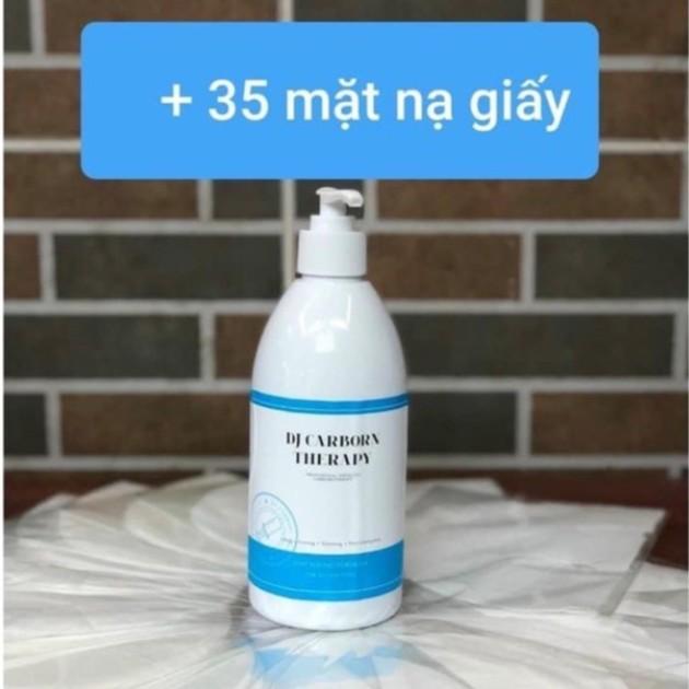 Mặt Nạ Thải Độc CO2 Chai Lớn 500ml Kèm 35 Mặt Nạ Giấy CO2