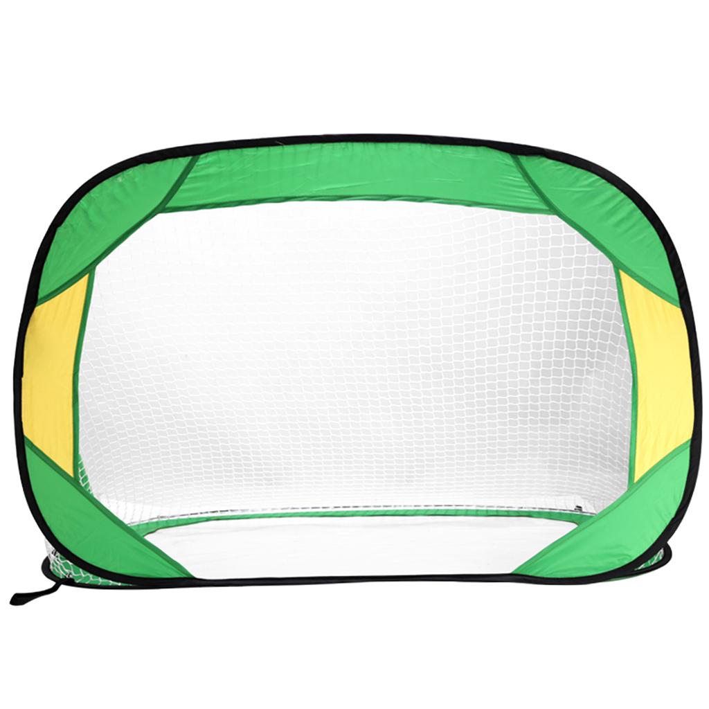 Green Color Folding Portable Football Gate Net Goal Soccer Practice Kit