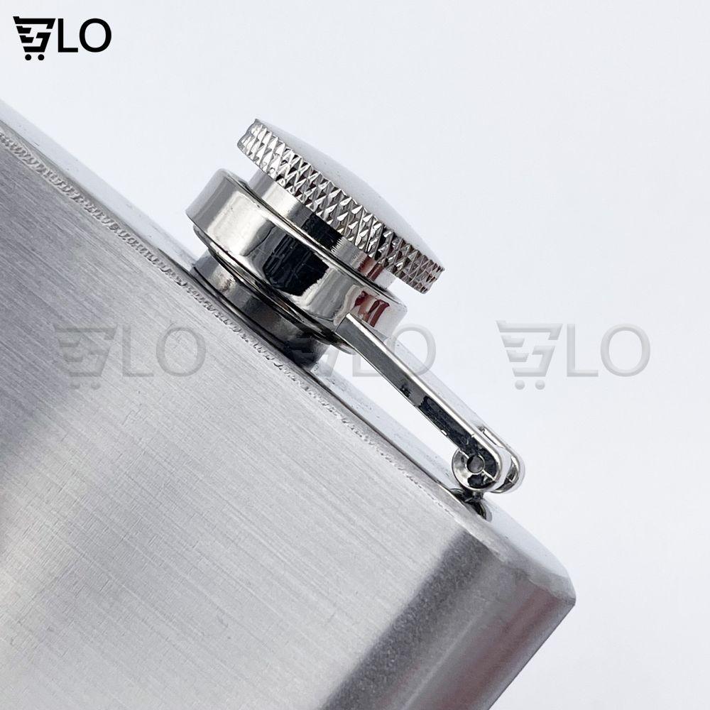 Bình Hip Flask Đựng Rượu Whisky Bằng Inox Dung Tích 4oz