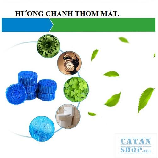 10 Viên thả tẩy bồn cầu hương chanh vệ sinh diệt khuẩn bồn cầu khử mùi hiệu quả hương thơm lâu dài GD544-KMChanh