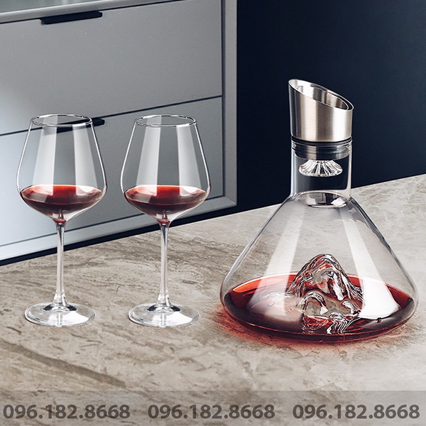 Decanter thác nước phong cách châu âu 1500ml - Bình đựng rượu vang
